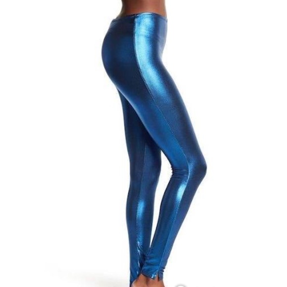 Free People Pants - Free People Intimately Leggings Metallic Shine